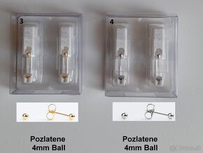 Pozlatene nausnice - Studex. - 2