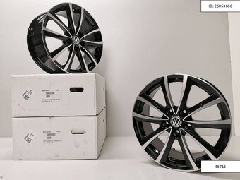 Vw Golf, Caddy alu disky 8X19 ET45 5X112 1254 - 2