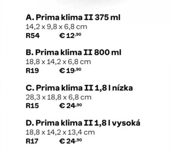 Nádoba Prima Klima 1,8l nízka Tupperware - 2