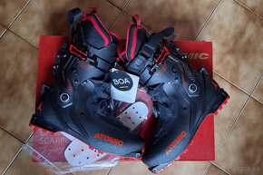 Skialpové lyžiarky Atomic Backland Carbon Black/Red - 2