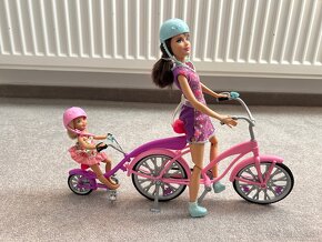 Dvojbicykel a 2x barbie sestry - 2