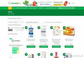 Webová stránka, e-shop Vitaminka.sk na predaj - 2