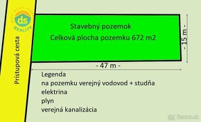 Na predaj stavebný pozemok 672 m2, Trenčín, Istebník - 2