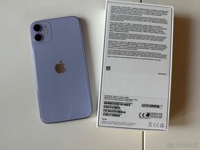 Apple iPhone 11, 128 GB purple + kryty a sklo - 2