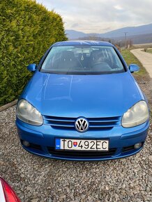 Predám modrý šíp:Volkswagen golf V 2.0 TDI - 2