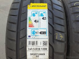 2 kusy Dunlop 245/50R18 Letné pneumatiky - 2