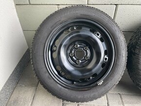 Zimné kolesá Dunlop 185/55 R15 82T, 6Jx15H2 ET43,kryty Škoda - 2