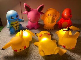 Nové lampy Pokémon Pikachu rôzne druhy - 2