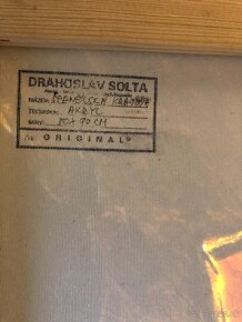 3 originálne obrazy od českého autora Drahoslava Šolty. - 2