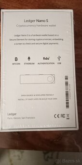 Bezpečná peňaženka kryptomien, Ledger Nano S - 2