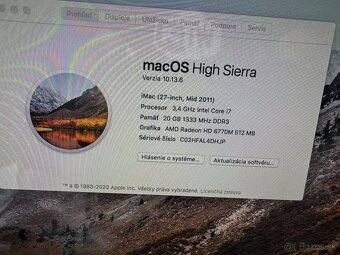 Apple iMac27 ,20G Ram, 1G HDD - 2