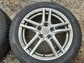 ALU DISKY 5x112r17 +zimne pneu 215/55r17 - 2