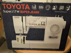 Predám šijací stroj Toyota Super Jeans J17 - 2