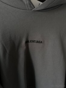 Balenciaga dark hoodie mikina - 2