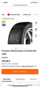 Zimná pneumatika 245/45r18 - 2