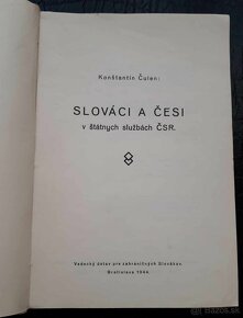 Kniha -Češi a Slovaci v štátnych službach-od Konštantína Čul - 2