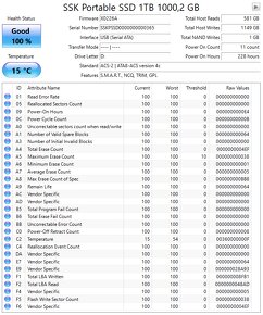 Externý SSD disk SSK / Sandisk 1TB - 2