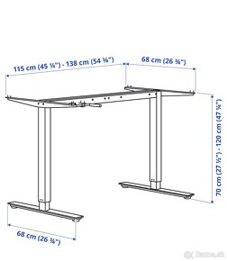 Polohovateľný stôl Ikea Trotten - 2