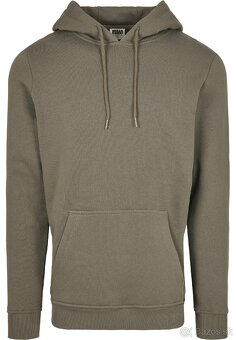 Nová Pánska mikina Organic Basic Hoody olive veľkosť S - 2