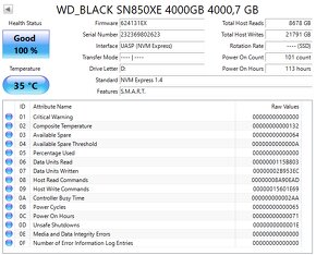 SSD M.2 NVME WD_Black 4TB - 2