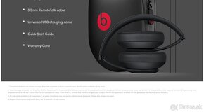 Beats Studio 3 Wireless - Bluetooth slúchadlá čierné - 2