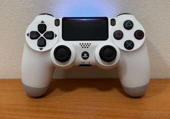 PS4 dualshock 4 ovládač biely - 2