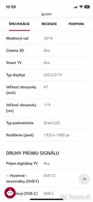 Televízor LED LG 3D 47” - 2
