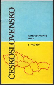 KÚPIM atlasy a mapy ČSSR z 80. rokov (podrobnosti v texte) - 2