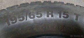 2 ks zimných pneu Continental TS850 195/65 R15 - 2