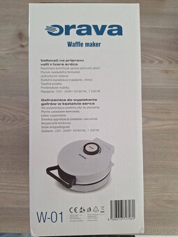 Orava waffle maker - vaflovač w-01 - 2