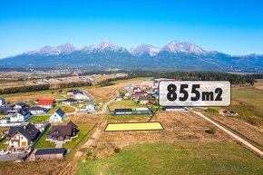 Staveb. pozemok,Mlynica 855m2,119€/m2-výhľad na Vysoké Tatry - 2