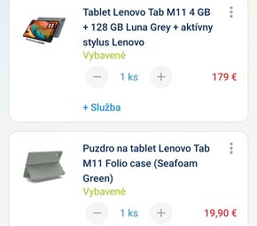 Tablet lenovo M11 - 2