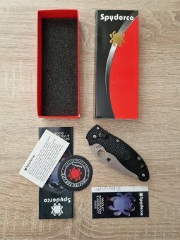 Predám nôž Spyderco Manix 2 G-10 Black - 2