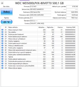 2.5" HDD Western Digital Blue 500GB/5400/8MB - 2