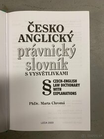 Cesko anglicky pravnicky slovnik, 2003 - 2