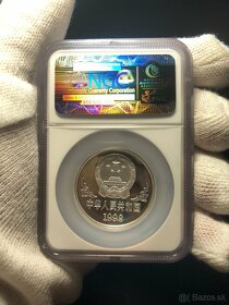 10 yuan Lunarna séria 1998 Tiger proof 1 oz. PF69 - 2