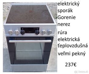 predám elektrický sporák Gorenie na 230 aj 400 voltov. - 2