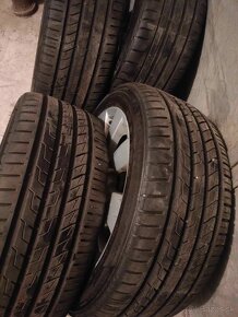 4ks alu disky orig. BMW 5x120 R17 pneu 225/45 R17 - 2