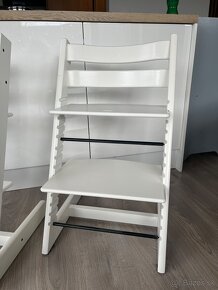 2x stokke tripp trapp stolicka biela - 2