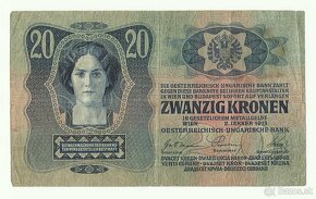 20 kronen 1913(19) ČSR falošný dobový kolok - 2