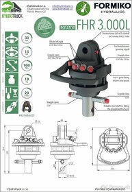 Hydraulický rotátor 3tFormiko FHR3000L - 2