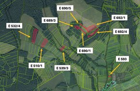 Hoštiná - 5.262 m2 Lesy a Orná pôda - NA PREDAJ - 2