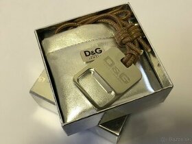 D&G oceľ/koža nový náhrdelník - 2