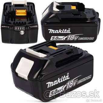 Nefunkčné batérie Makita  18V - 5,0Ah / 3,0Ah - 2