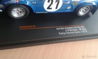 Alpine Renault A110#J-P.Nicolas-M.Vial,Monte carlo 1973 1/24 - 2