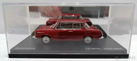 Škoda 1100MBX (1969) rubínová červená 1:43 - Abrex - 2