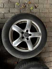 Predám zimnú sadu AL disky 5x120 na Vw t5 t6 pneu 235/55 r17 - 2