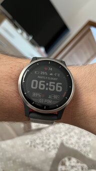 Predám Garmin Vívoactive 4 Silver/Gray - 2