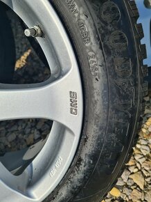 5x120 R16 sada Alu kolesá na BMW + zimné pneu. - 2