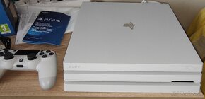 Predám PS4 PRO 1TB GLACIER WHITE - 2